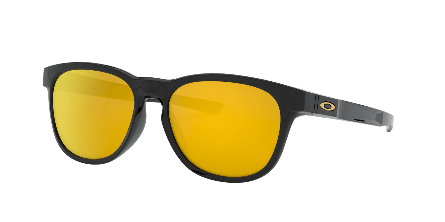 Oakley Stringer OO9315-04 - Polished Black-24k Iridium by Oakley for Men - 55-16-145 mm Sunglasses