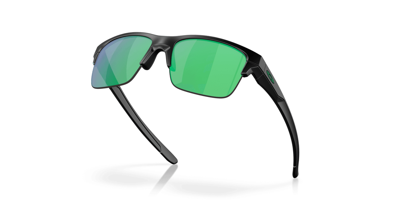 Oakley Thinlink OO9316-09 - Matte Black-Jade Iridium by Oakley for Unisex - 63-11-136 mm Sunglasses