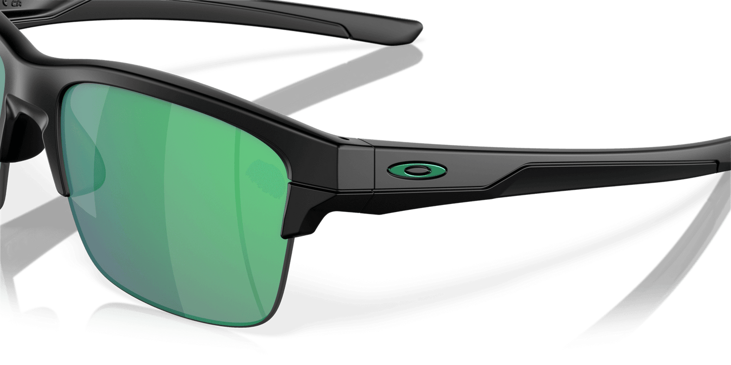 Oakley Thinlink OO9316-09 - Matte Black-Jade Iridium by Oakley for Unisex - 63-11-136 mm Sunglasses