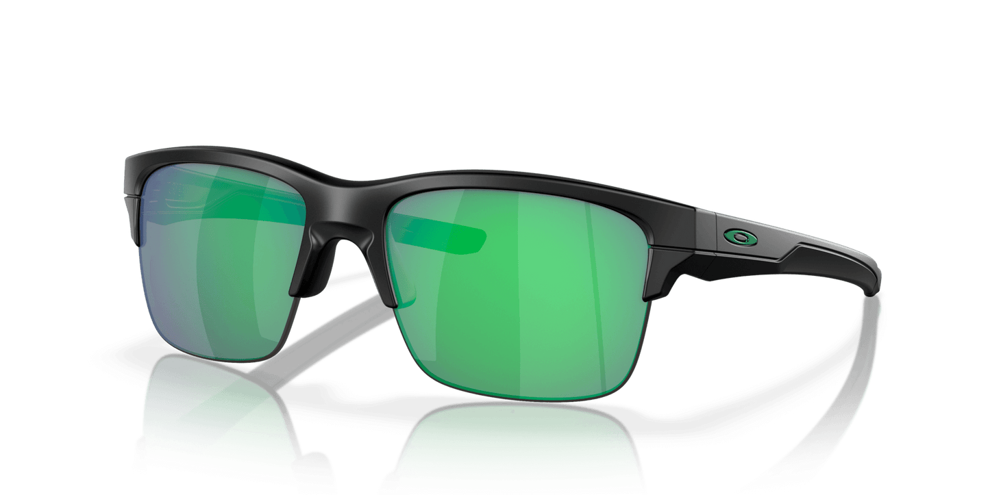 Oakley Thinlink OO9316-09 - Matte Black-Jade Iridium by Oakley for Unisex - 63-11-136 mm Sunglasses