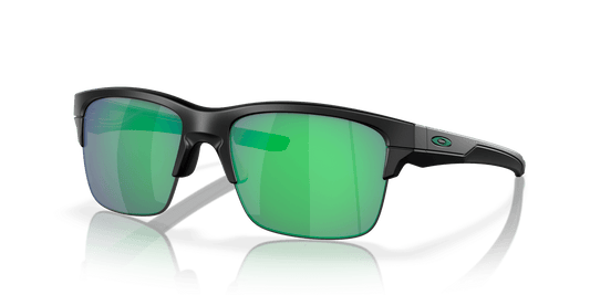 Oakley Thinlink OO9316-09 - Matte Black-Jade Iridium by Oakley for Unisex - 63-11-136 mm Sunglasses
