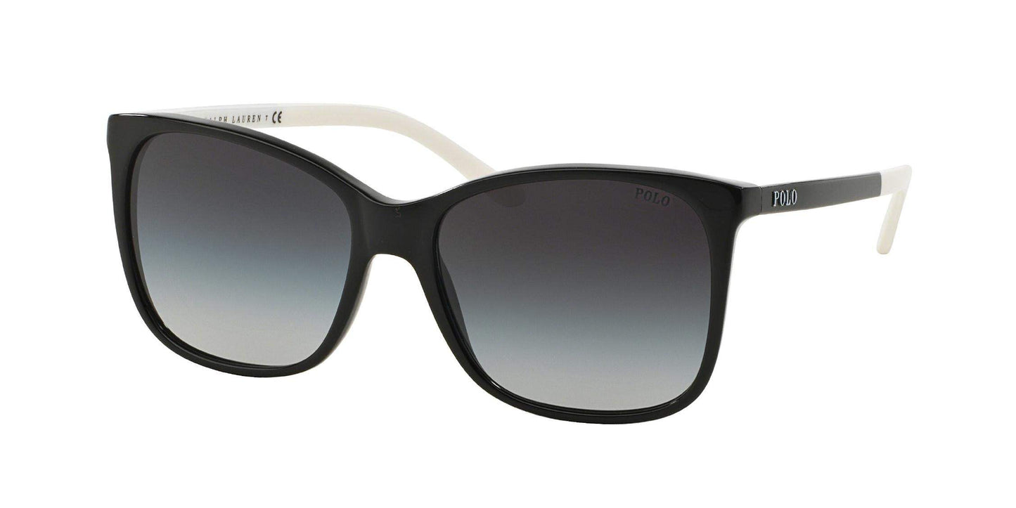 Polo Ralph Lauren PH 4094 5529-8G - Black White-Grey Gradient by Ralph Lauren for Women - 55-16-145 mm Sunglasses