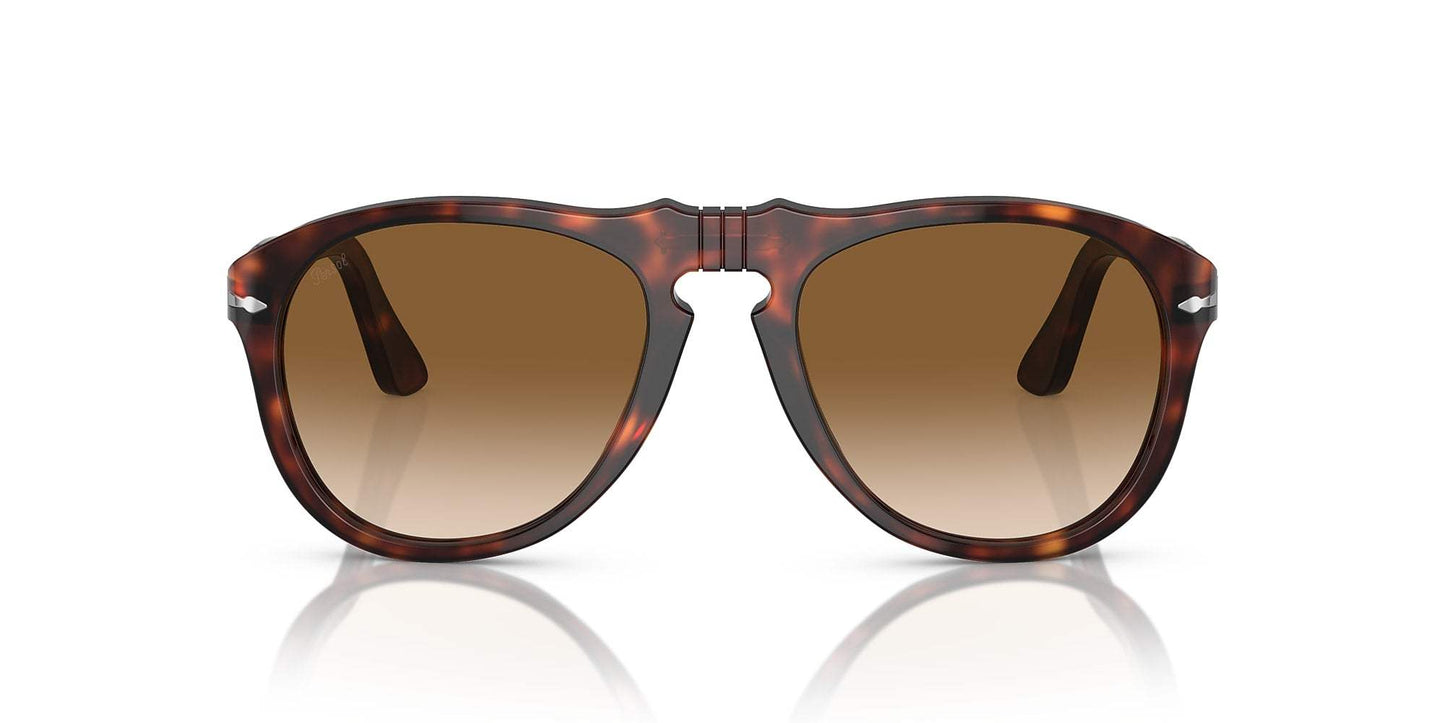 Persol PO649 24-51 - Havana-Brown Faded by Persol for Unisex - 56-20-145 mm Sunglasses