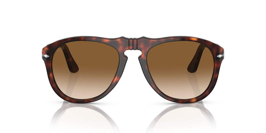 Persol PO649 24-51 - Havana-Brown Faded by Persol for Unisex - 56-20-145 mm Sunglasses