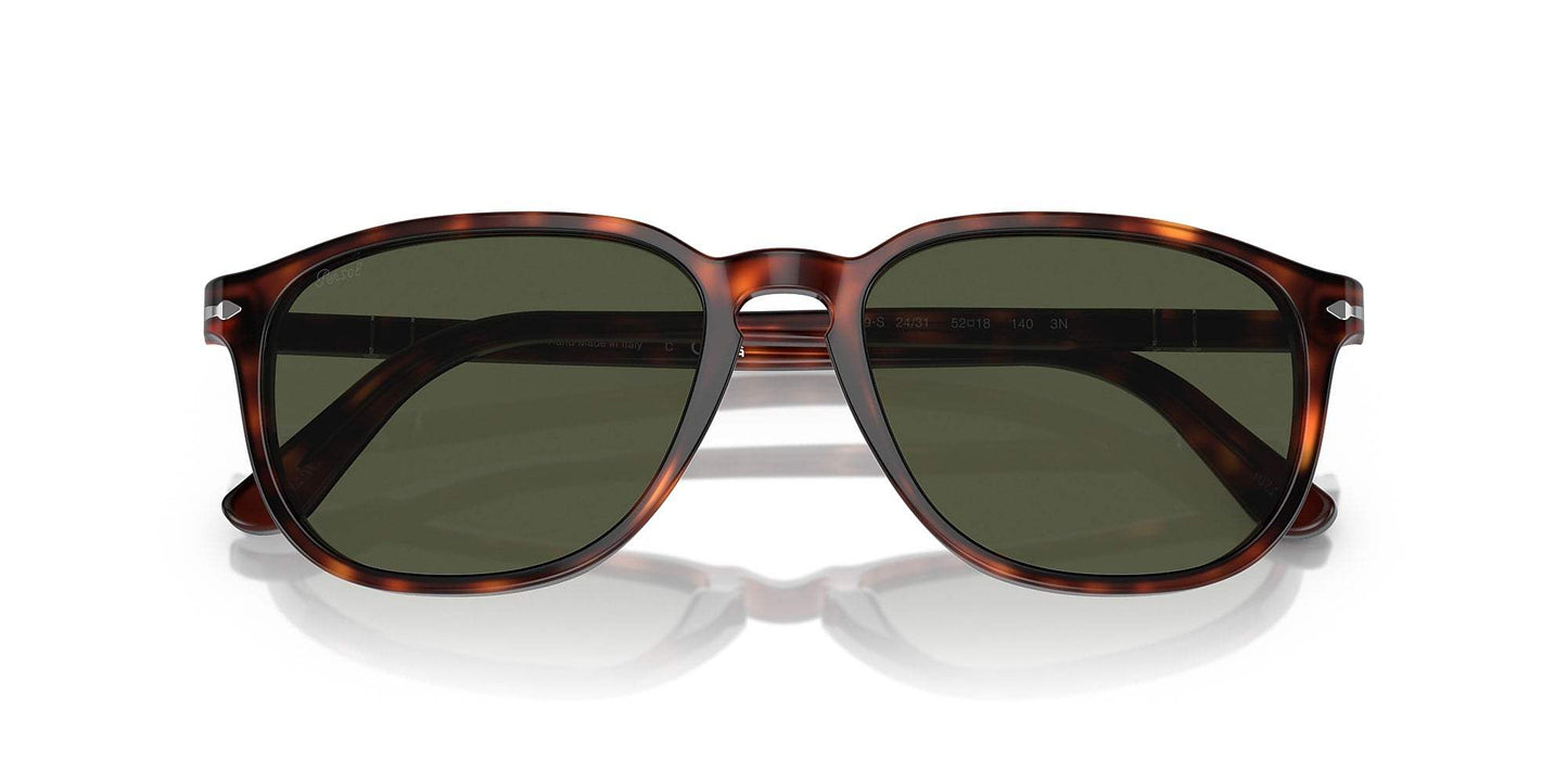 Persol PO3019S 24-31 - Havana-Crystal Green by Persol for Unisex - 55-18-145 mm Sunglasses