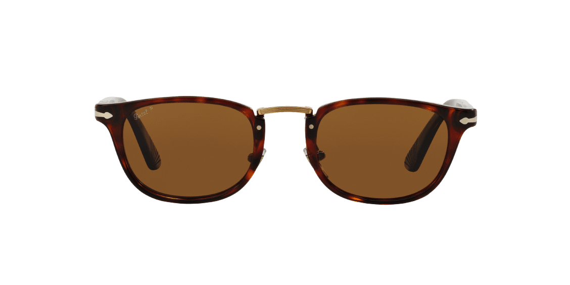 Persol PO3127S 24-57 - Havana-Brown Polarized by Persol for Men - 50-22-145 mm Sunglasses