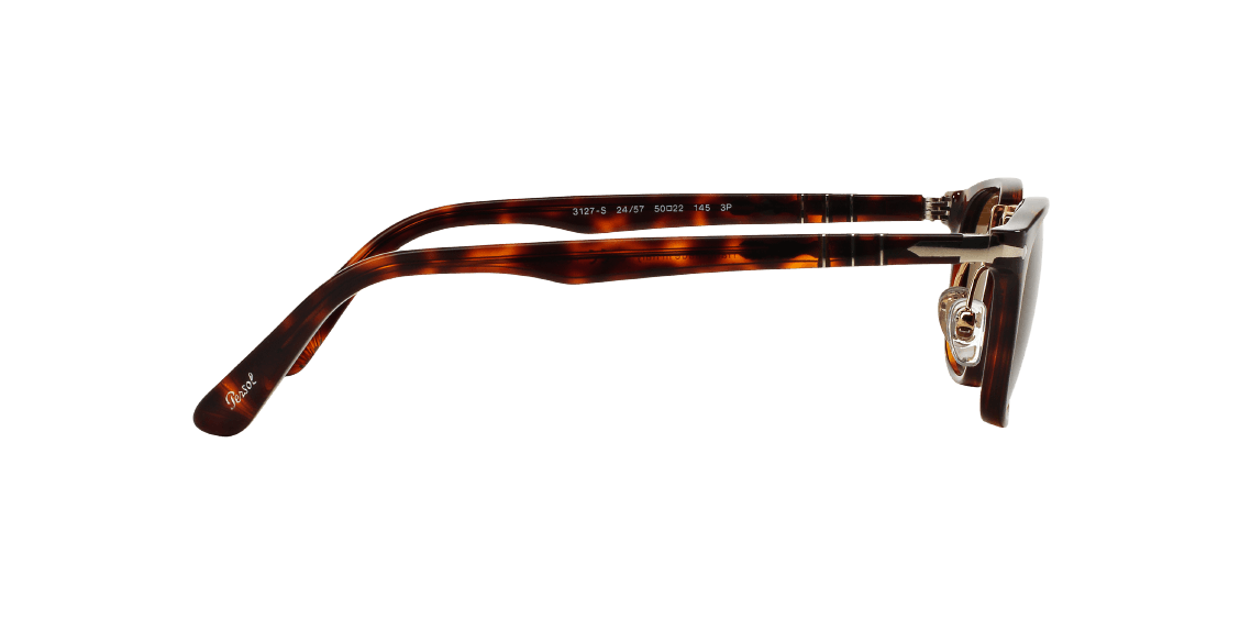 Persol PO3127S 24-57 - Havana-Brown Polarized by Persol for Men - 50-22-145 mm Sunglasses