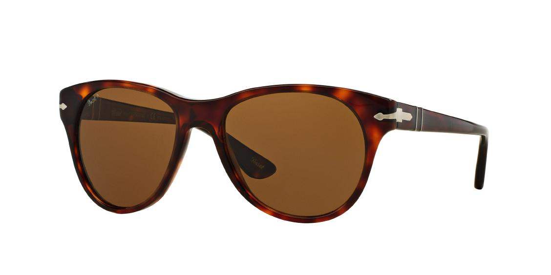 Persol PO3134S 24-57 - Havana-Brown Polarized by Persol for Unisex - 54-17-145 mm Sunglasses