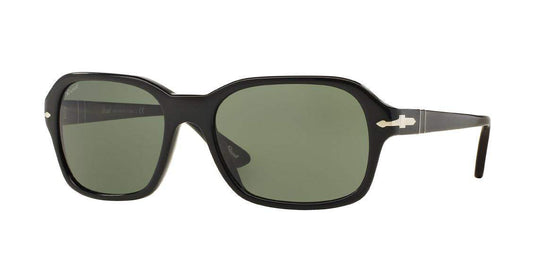 Persol PO3136S 95-31 - Black-Green by Persol for Unisex - 57-18-140 mm Sunglasses