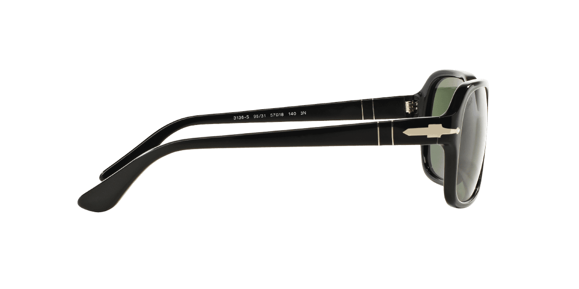 Persol PO3136S 95-31 - Black-Green by Persol for Unisex - 57-18-140 mm Sunglasses