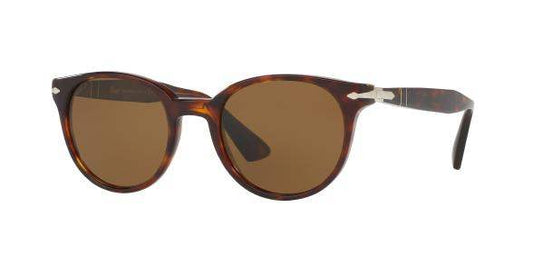 Persol PO3151S 24-57 - Havana-Brown Polarized by Persol for Men - 49-20-145 mm Sunglasses