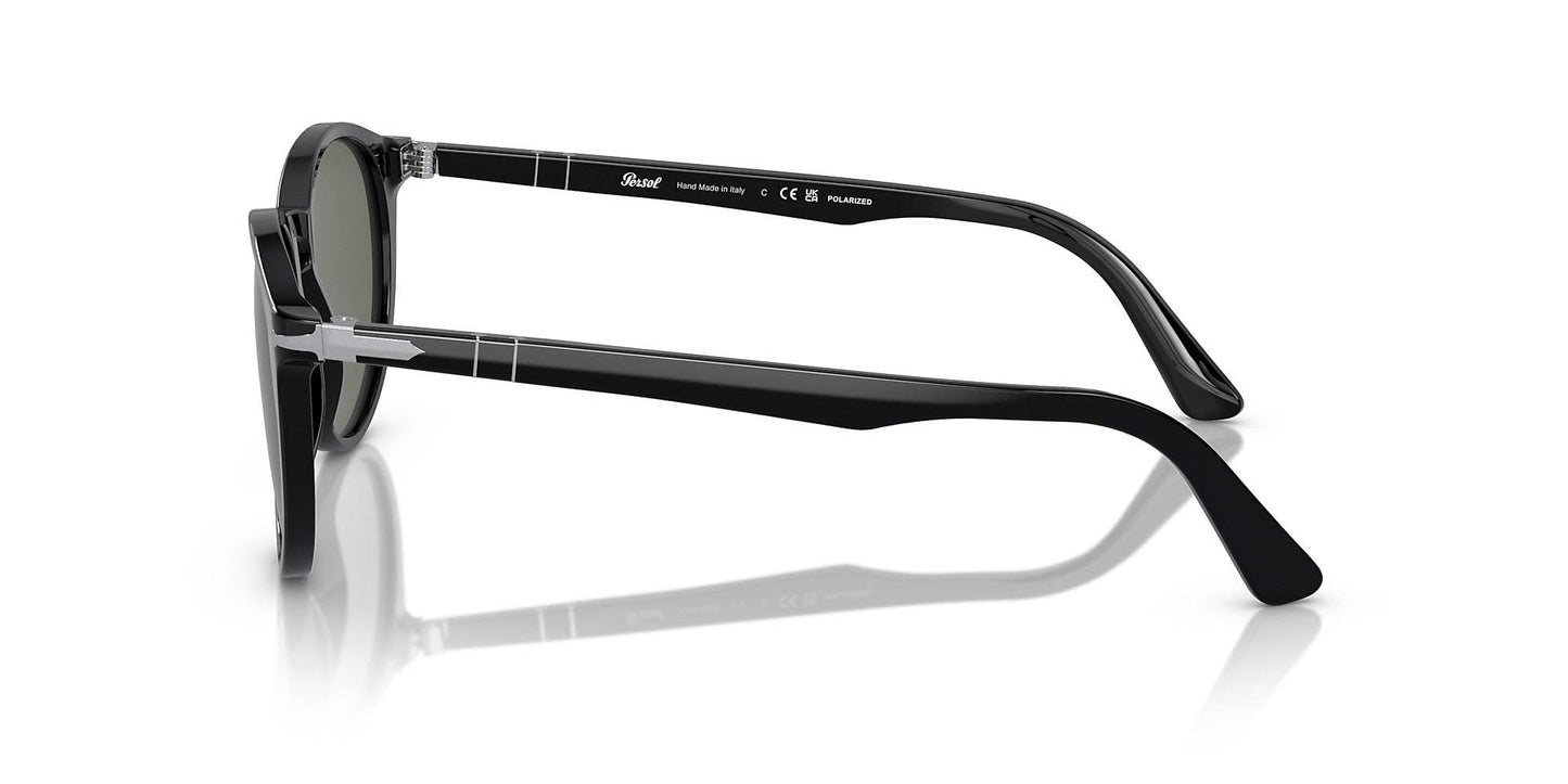 Persol PO3152S 9014-31 - Black-Grey Green by Persol for Men - 52-20-145 mm Sunglasses