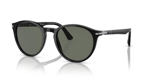 Persol PO3152S 9014-31 - Black-Grey Green by Persol for Men - 52-20-145 mm Sunglasses