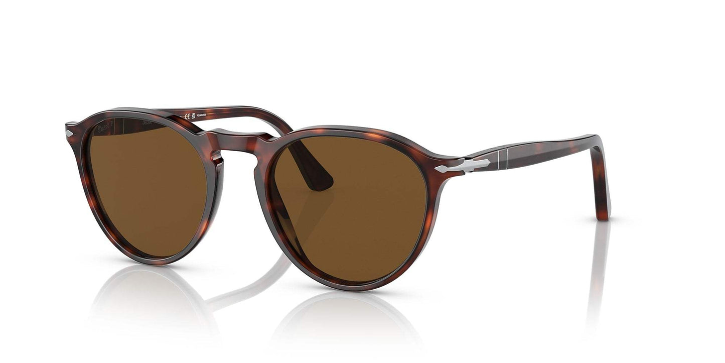 Persol PO3053S 9015-M2 - Havana-Brown Polarized by Persol for Men - 54-19-145 mm Sunglasses