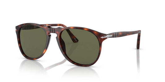 Persol PO9649S 24-57 - Havana-Brown Polarized by Persol for Men - 52-18-145 mm Sunglasses