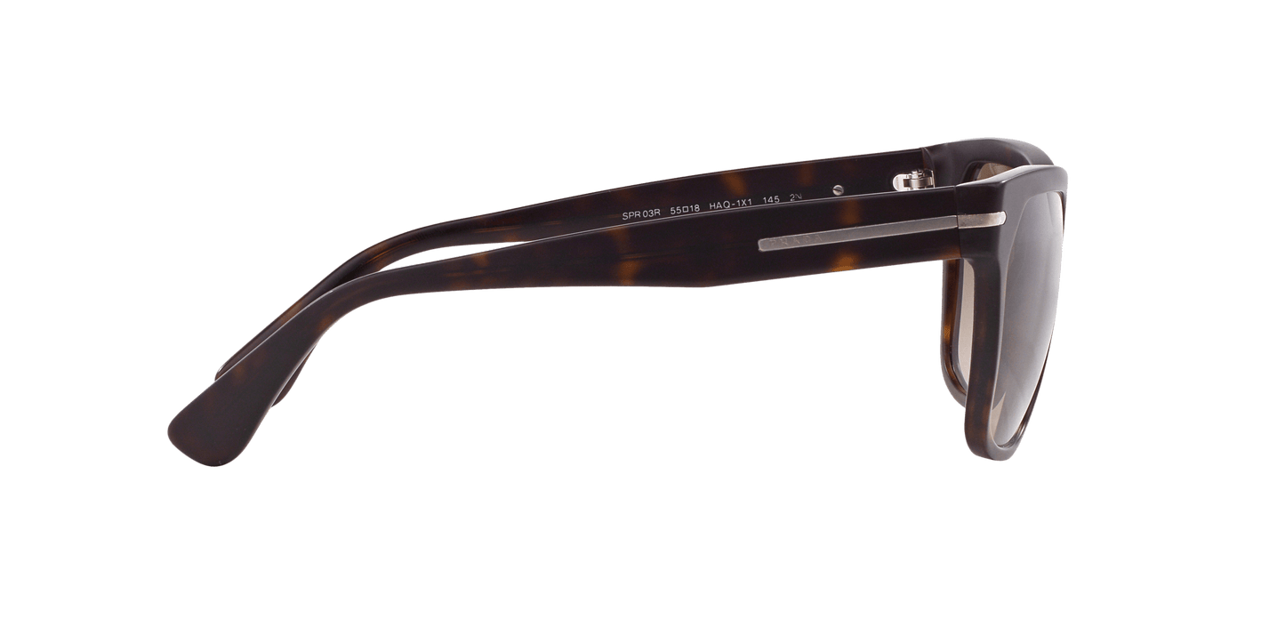 Prada SPR 03R HAQ-1X1 - Matte Havana-Brown Gradient by Prada for Men - 55-18-145 mm Sunglasses