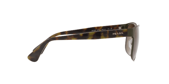 Prada SPR 55S UF4-4J1 - Green-Brown by Prada for Men - 55-17-140 mm Sunglasses