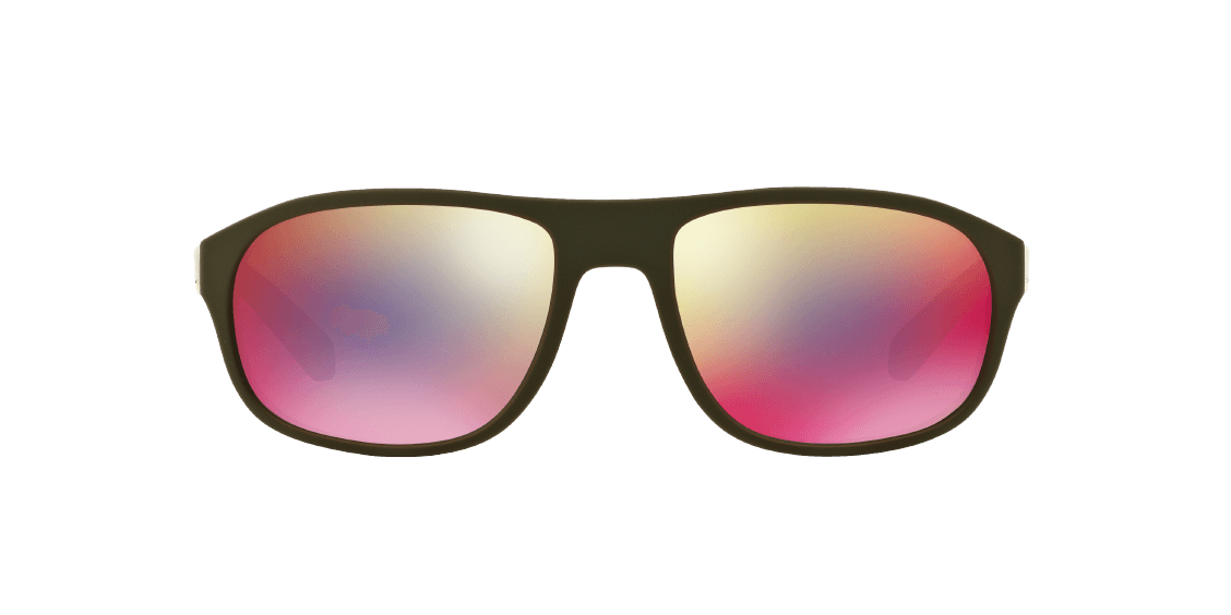 Prada SPS 01R UBW-9Q1 - Green Rubber-Grey Red by Prada for Men - 58-18-135 mm Sunglasses