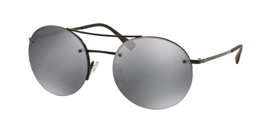Prada SPS 54R 7AX-5L0 - Black-Light Grey Black by Prada for Unisex - 56-18-135 mm Sunglasses