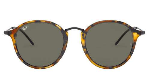 Ray Ban RB 2447 1157 - Spotted Black Havana-Green by Ray Ban for Unisex - 52-21-145 mm Sunglasses