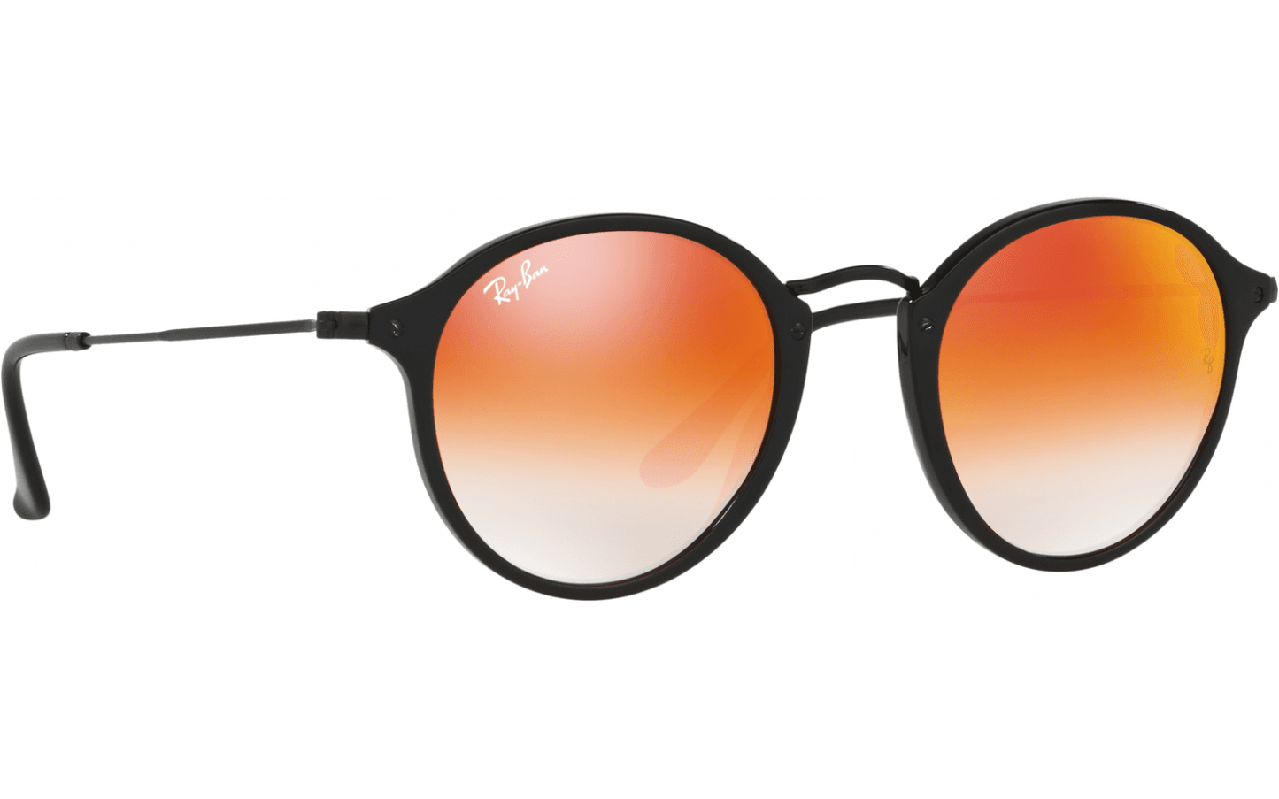 Ray Ban RB 2447 901-4W - Black-Orange Gradient Flash by Ray Ban for Unisex - 49-21-145 mm Sunglasses