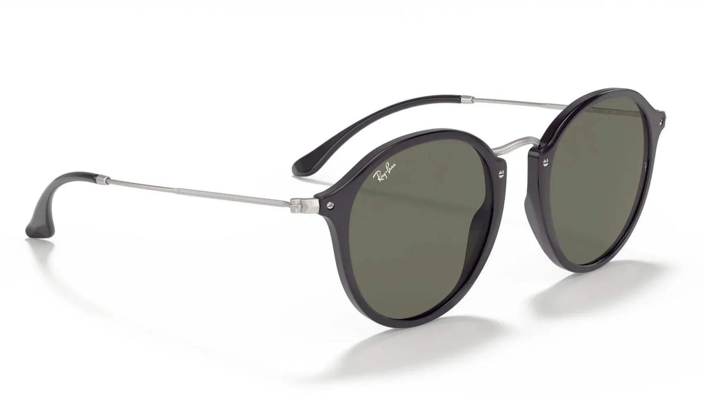 Ray Ban RB 2447 901 - Black Silver-Green Classic by Ray Ban for Unisex - 52-21-145 mm Sunglasses