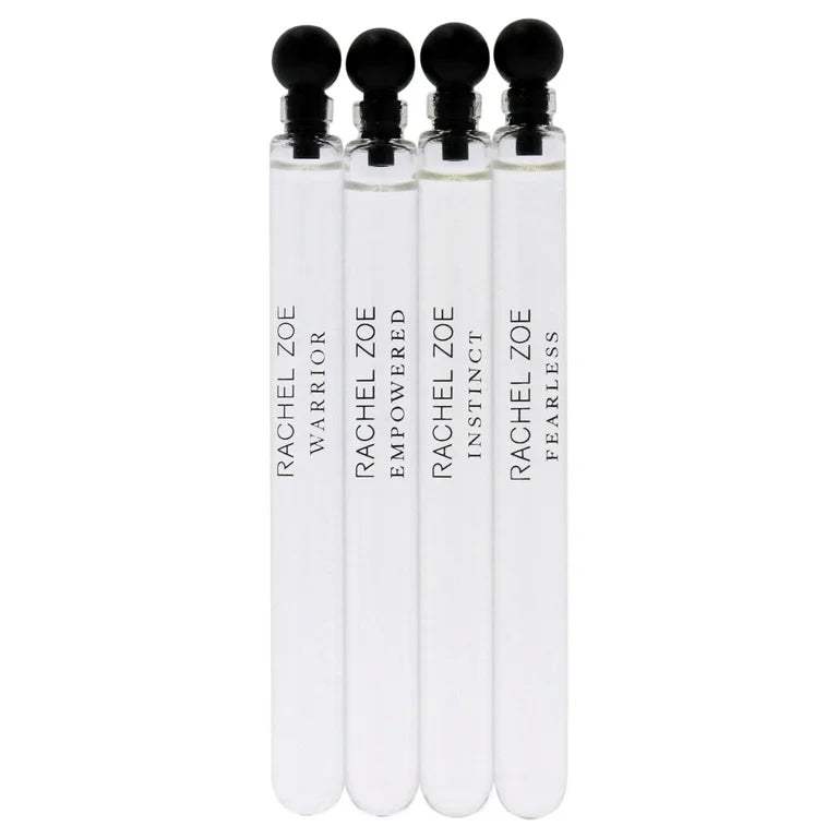 Rachel Zoe by Rachel Zoe for Women - 4 Pc Mini Gift Set 0.13oz Fearless EDP Spray, 0.13oz Warrior EDP Spray, 0.13oz Instinct EDP Spray, 0.13oz Empowered EDP Spray