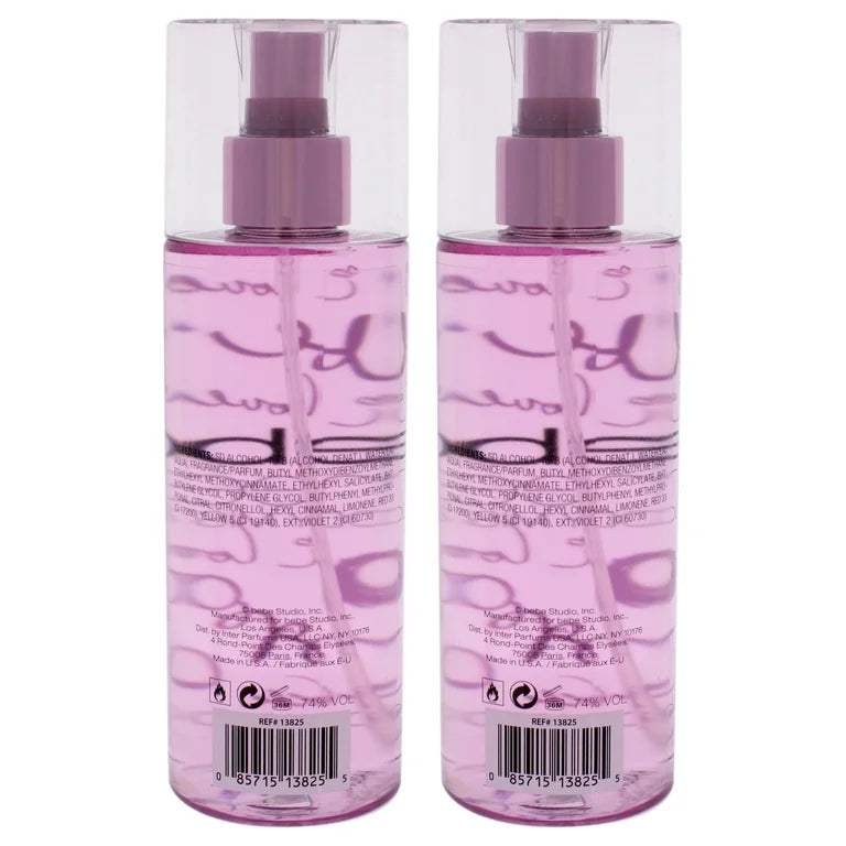 Bebe Sheer by Bebe for Women - 8.4 oz Body Mist - Pack of 2