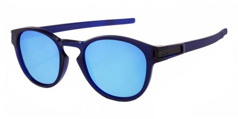 Oakley OO9265-14 Latch - Matte Trans Blue-Sapphire Iridium by Oakley for Unisex - 53-21-139 mm Sunglasses