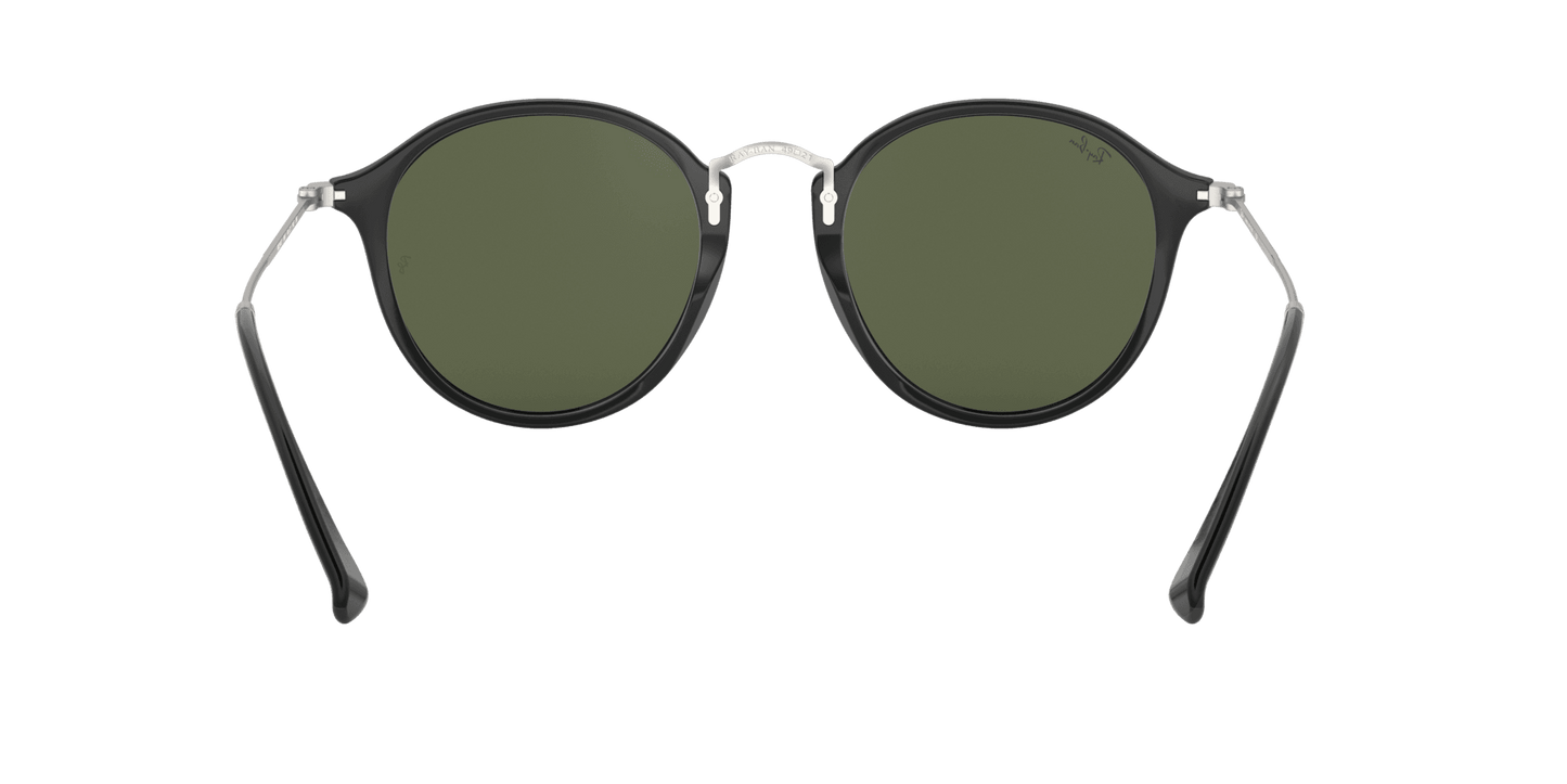 Ray Ban RB 2447 901 - Black Silver-Green Classic by Ray Ban for Unisex - 52-21-145 mm Sunglasses