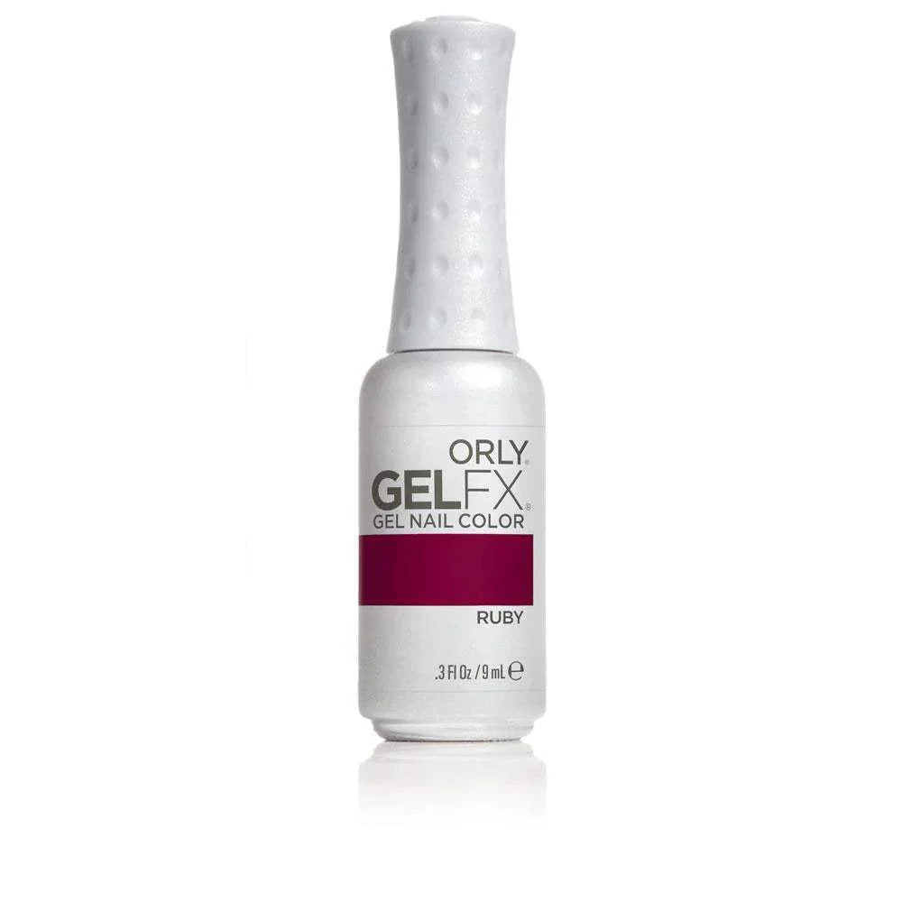 Orly Gelfx Gel Nail Color 0.3 Fl Oz / 9 Ml Ruby