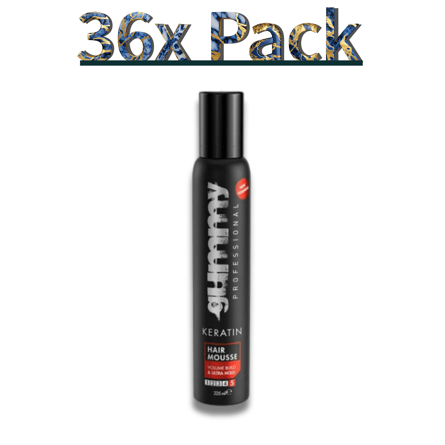 Gummy Hair Mousse Maximum Hold & Shine, 7.6 Oz Multipack