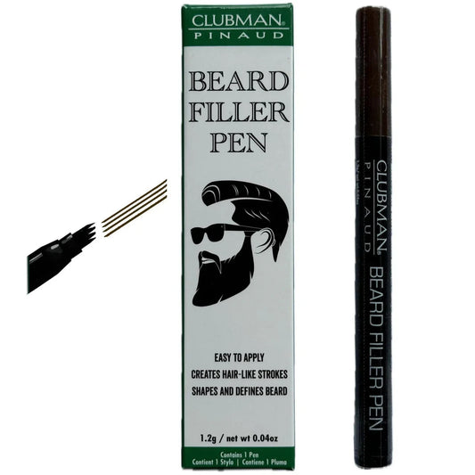 Clubman Beard Filler Pen Brown Brown 1ml / 0.04 oz