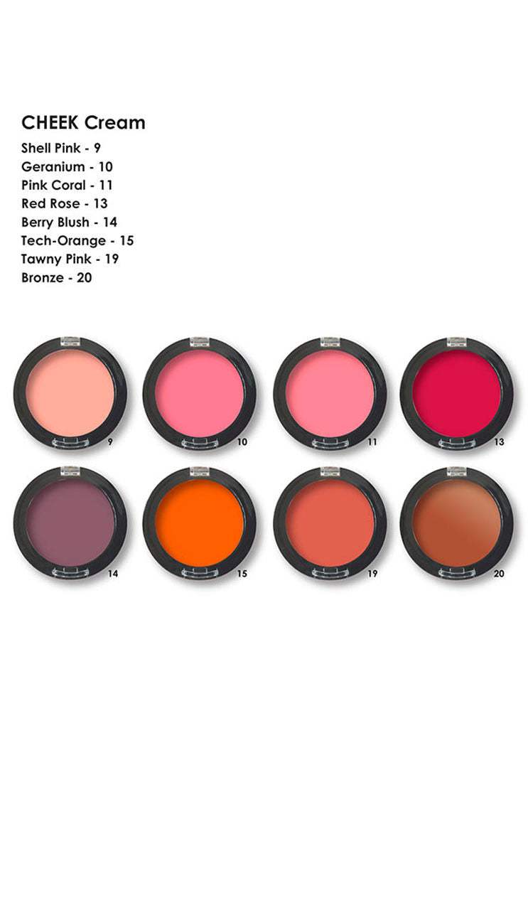 mehron Cheek Cream 8 Color Palette - Cream
