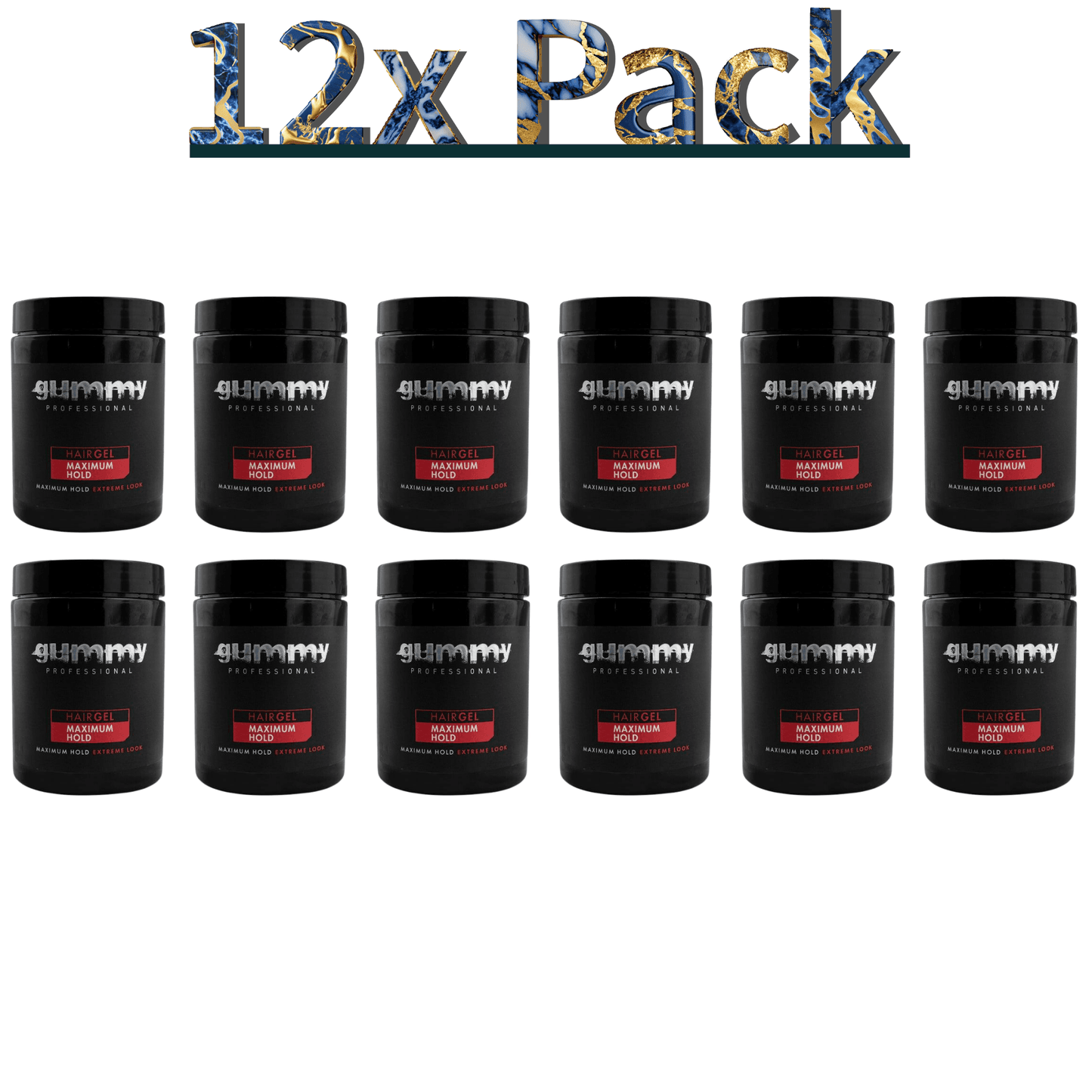 Gummy Hair Gel Maximum Hold & Extreme Look, 35 Oz