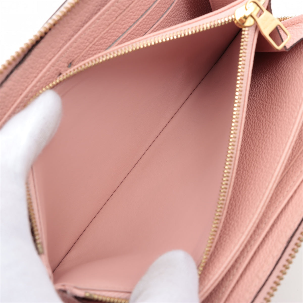 Louis Vuitton Empreinte Zippy Wallet Rose Ballerine