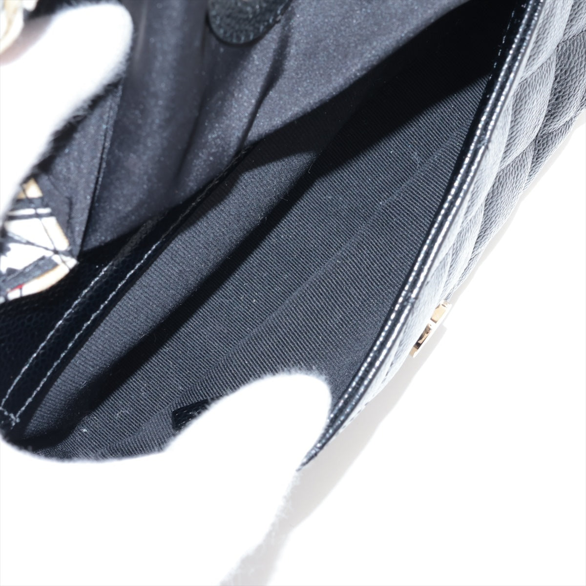 Chanel Racer Flag Print Canvas Tote Bag Beige