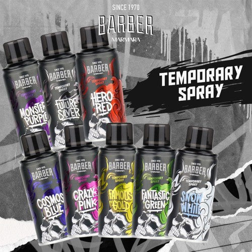 Marmara Barber Hair Color Spray - Fantastic Green 5.07 oz