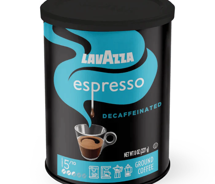 Espresso Decaffeinato Medium Roast Ground Coffee by Lavazza for Unisex - 8 oz Coffee