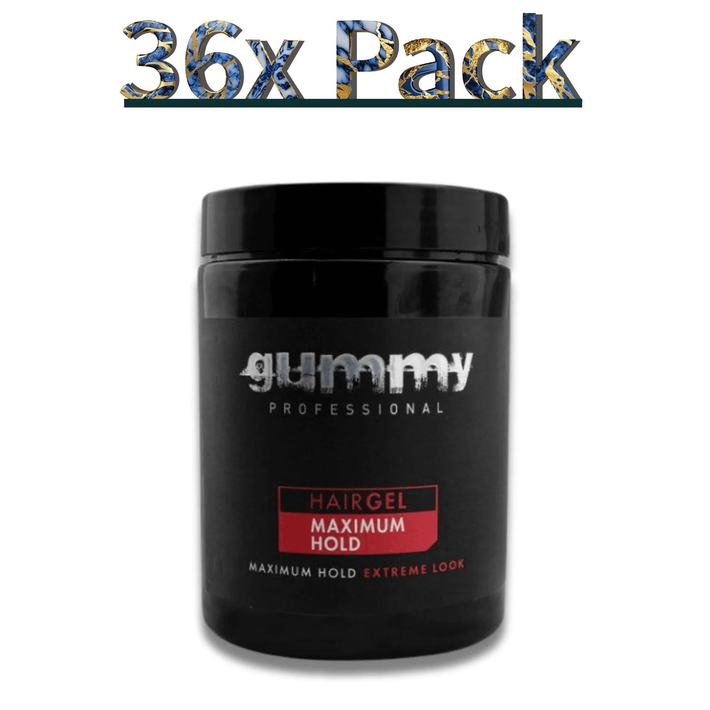 Gummy Hair Gel Maximum Hold & Extreme Look, 1035ml / 35 oz