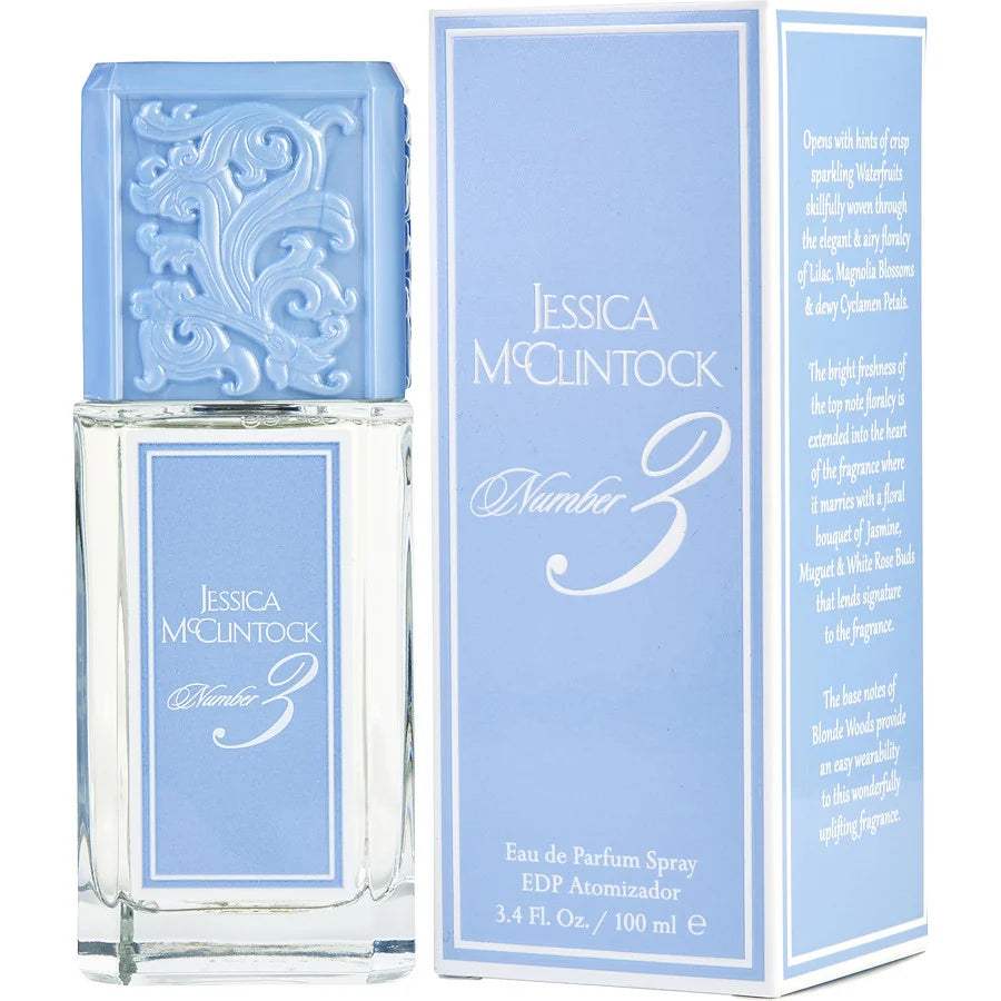 Jessica McClintock No. 3 by Jessica McClintock for Women - 3.4 oz EDP Spray