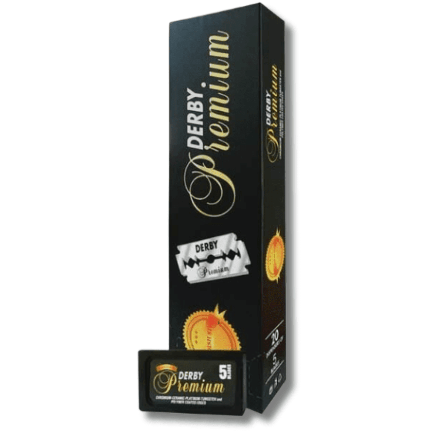 Derby Premium Double Edge Razor Blades 100ct - PREMIUM - BarberSets