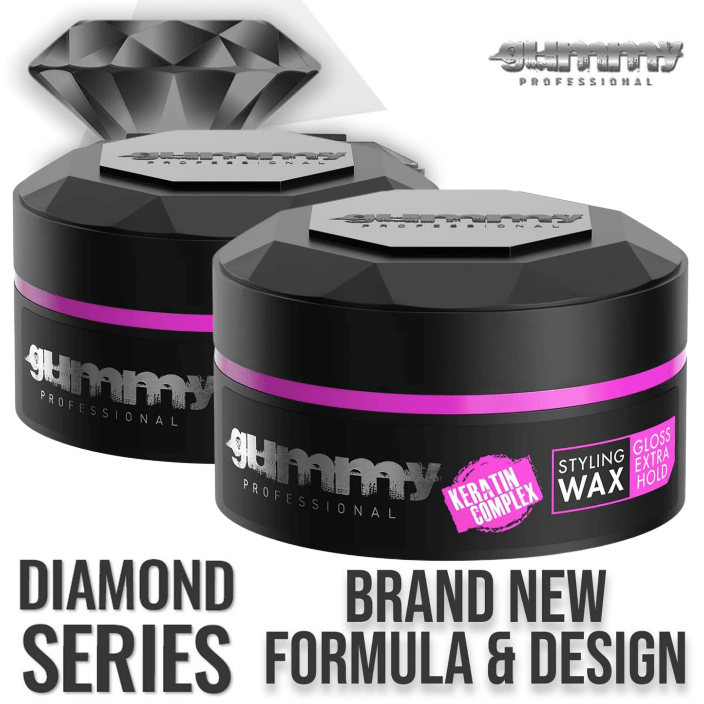 Gummy Hair Styling Wax Extra Gloss