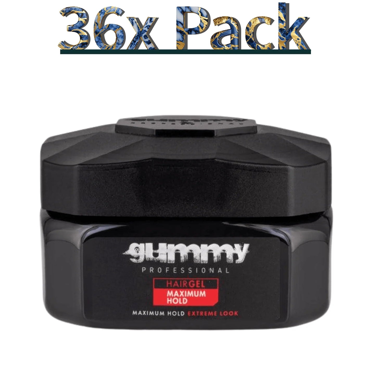Gummy Hair Gel 222ml / 7.5 oz Maximum Hold Multipack