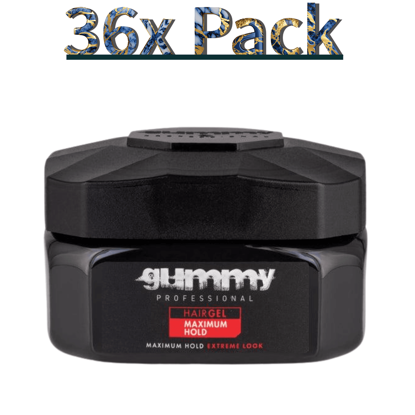 Gummy Hair Gel 7.5 Oz Maximum Hold Multipack