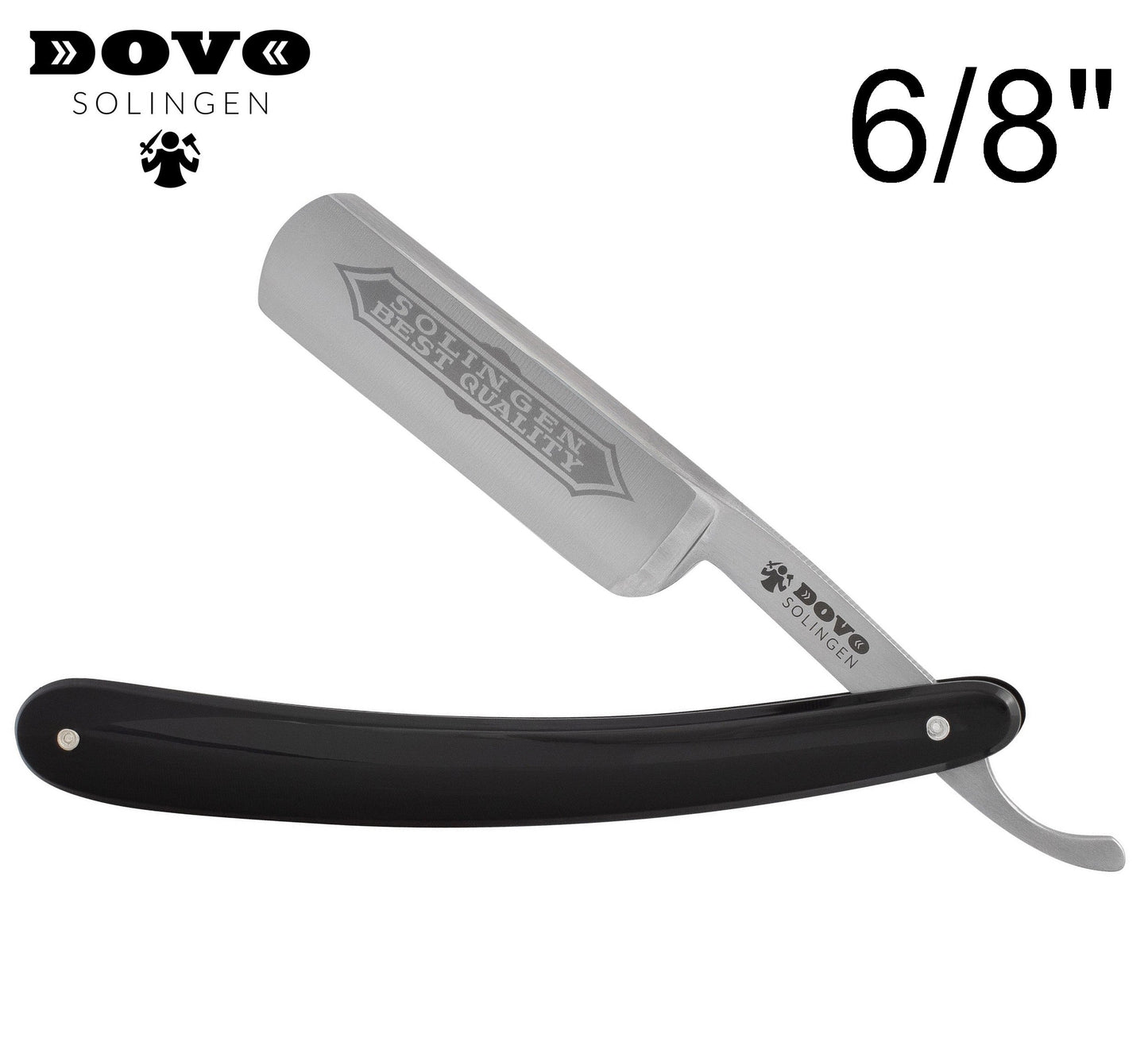 Dovo Straight Razor 6/8" - Black