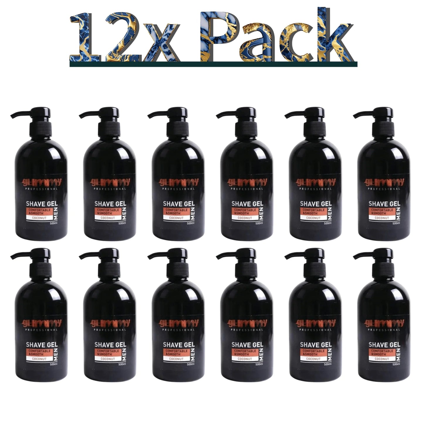 Gummy Shave Gel Coconut Multipack