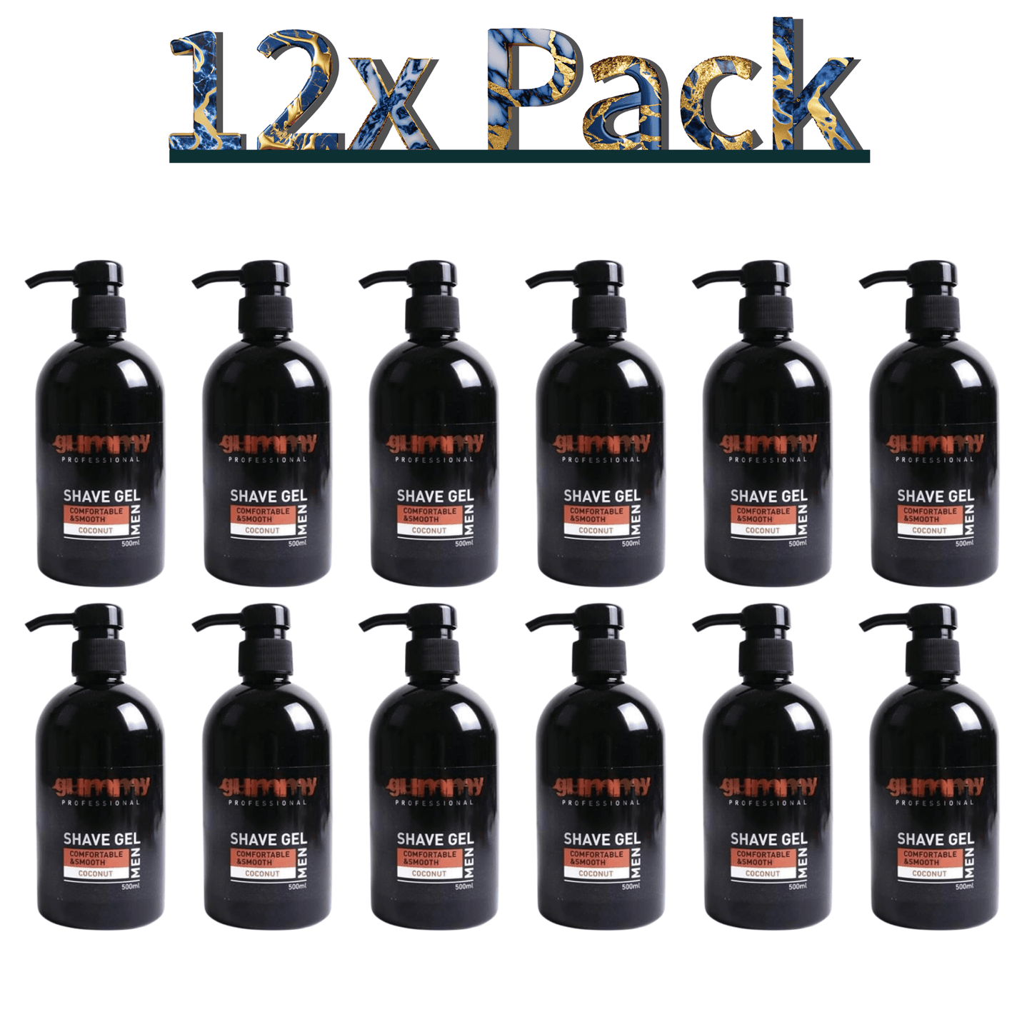 Gummy Shave Gel Coconut Multipack