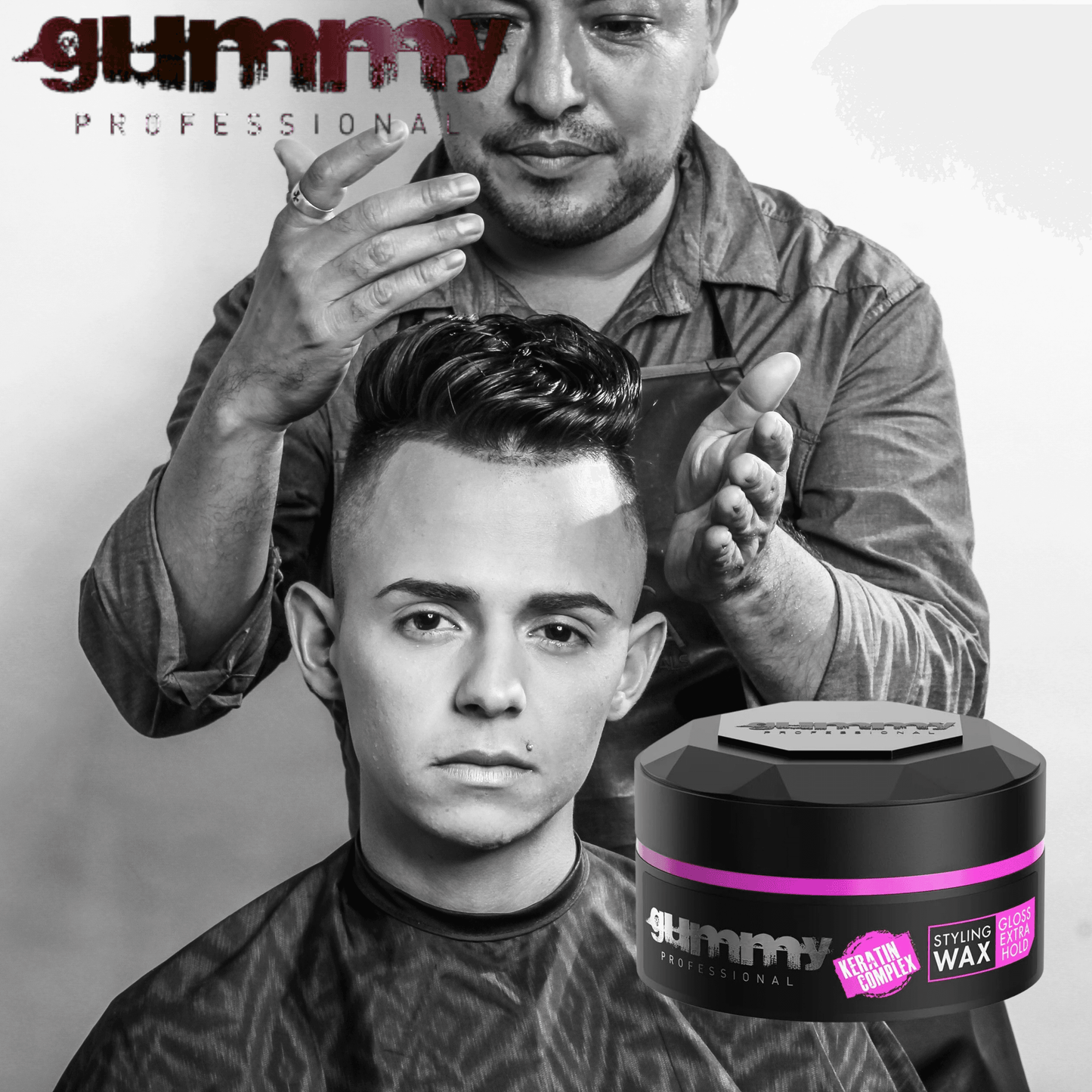 Gummy Hair Styling Wax Extra Gloss