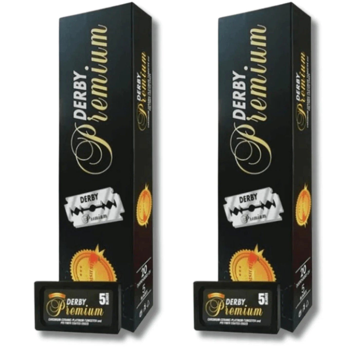 Derby Premium Double Edge Razor Blades 100ct - PREMIUM - BarberSets